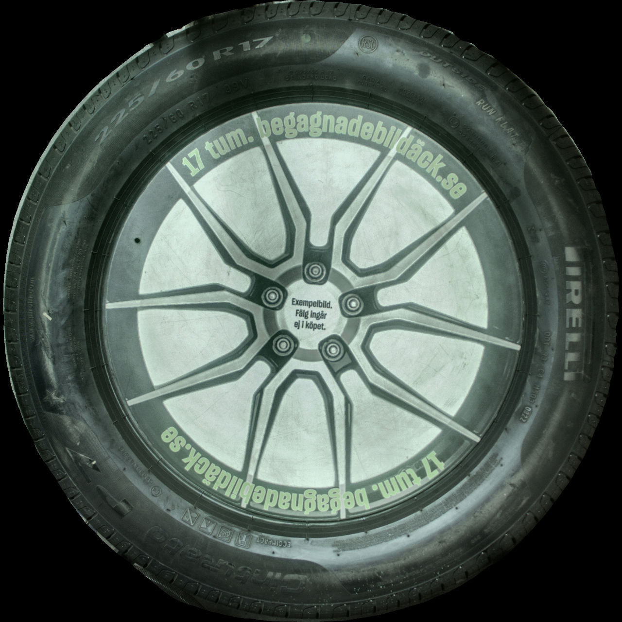 NYBEG Pirelli CintP7 RFT 225/60R17 ( 4 st )