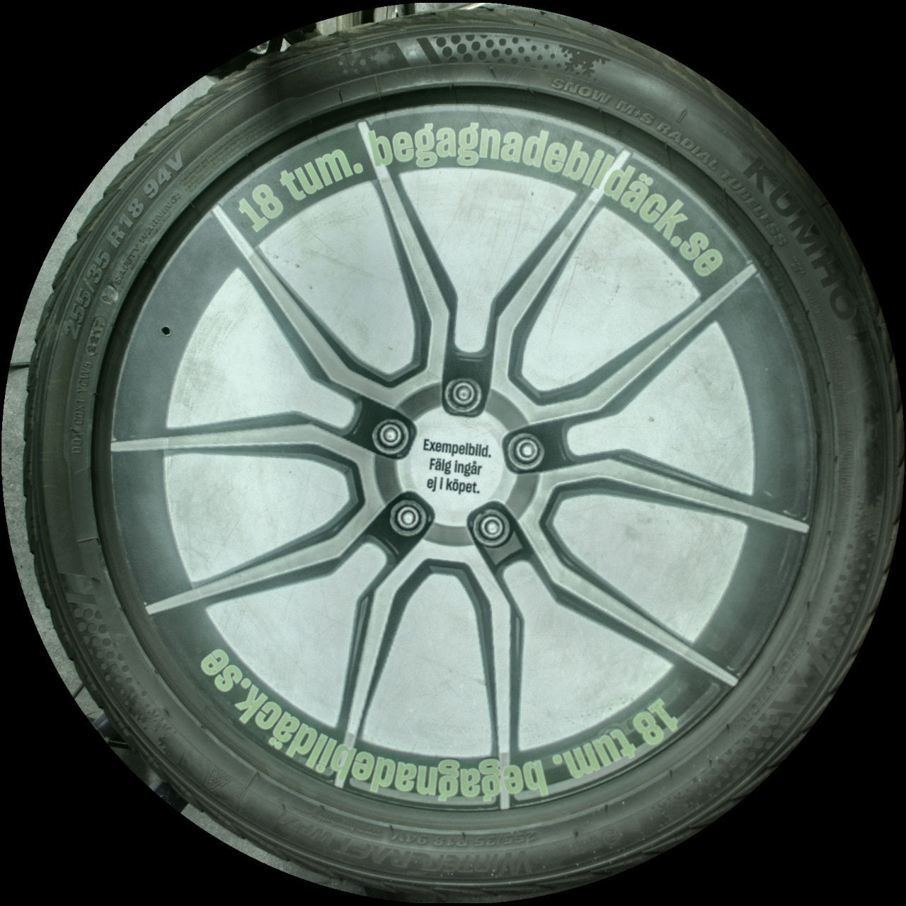 NYBEG Kumho WP71 255/35R18 ( 4 st )